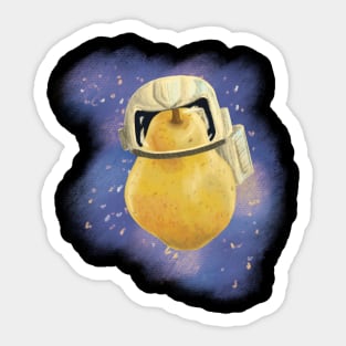 Pears in Space Sticker